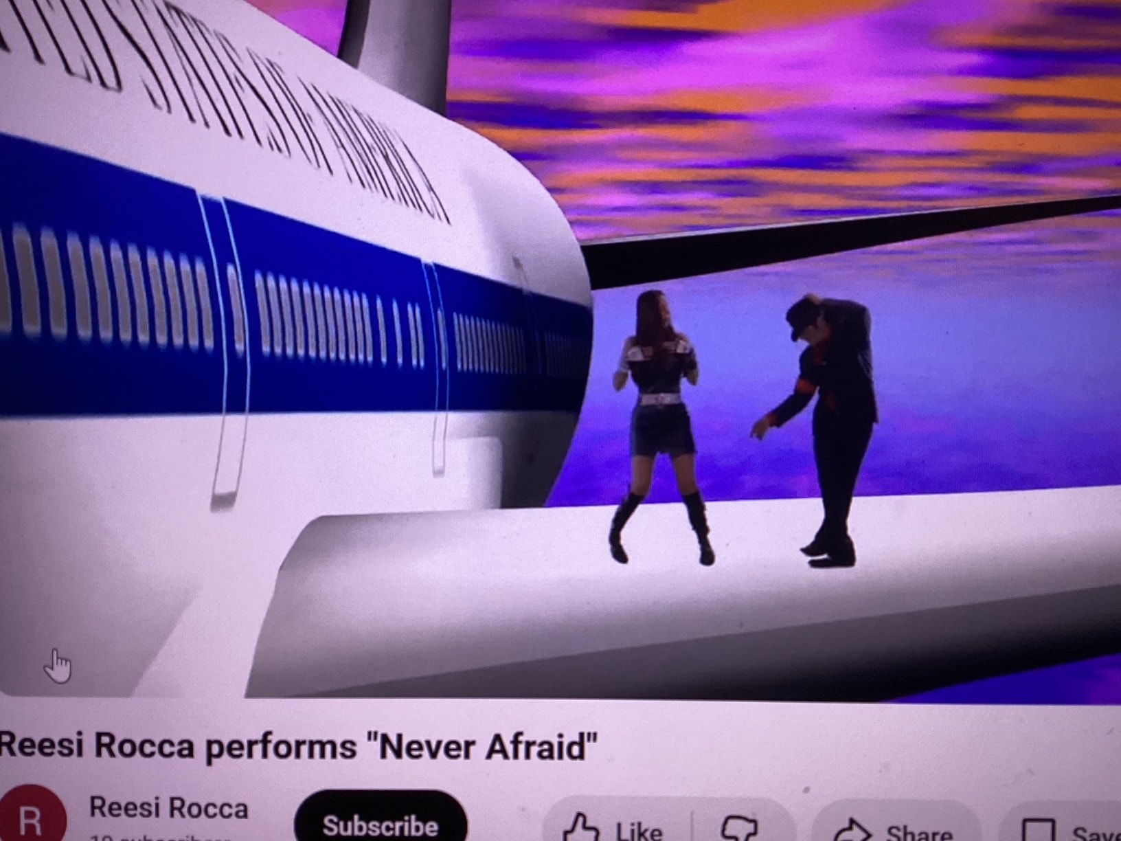 Reesi Rocca performs Never Afraid — live stage performance