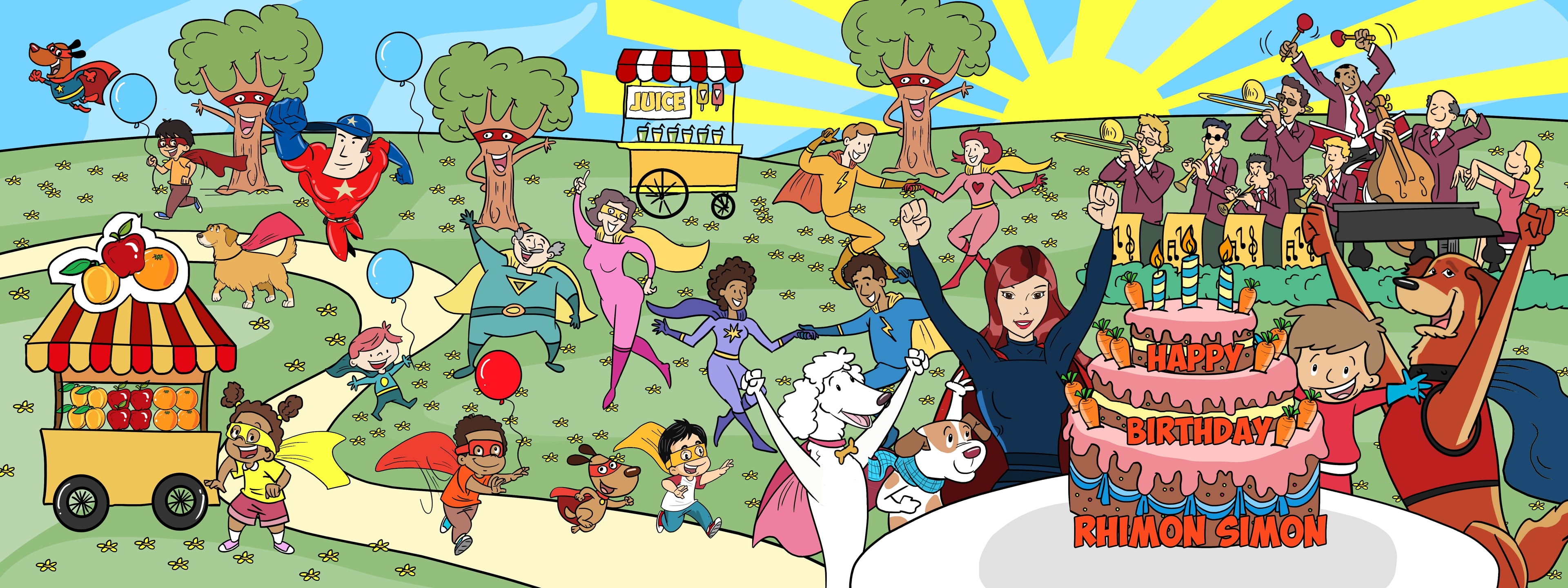 Superhero birthday party celebration — Be The Super Hero You