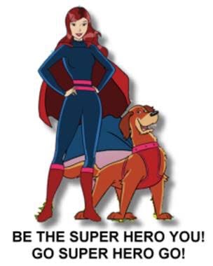 Superhero dog movie — kids doing good deeds